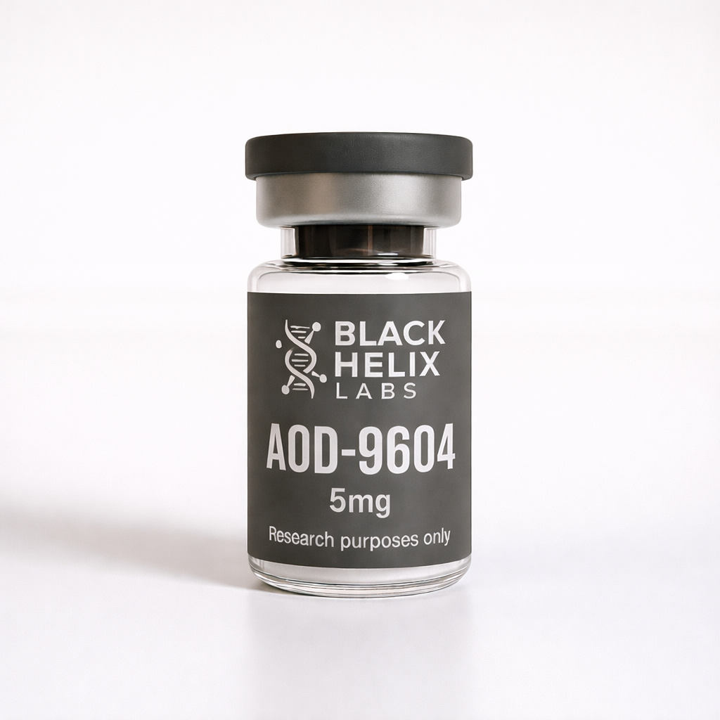 AOD-9604 5mg Research Peptide Vial – Black Helix Labs